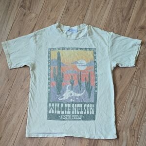 Daydreamer Cream Short Sleeve Tee with Vintage Graphic